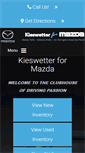 Mobile Screenshot of kieswettermazda.com